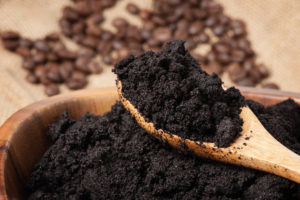 Pest Control: Used coffee grounds