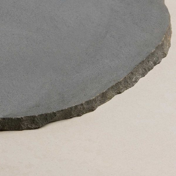 Photo of a Bluestone Round Stepping Stone | Featured Image for Bluestone Stepping Stone Product Page by Centenary Landscaping Supplies.