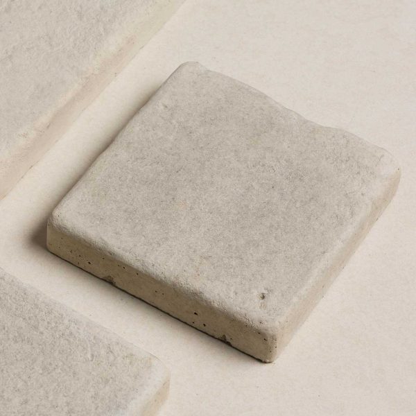 Top view of a chalk coloured St Tropez paver | Featured Image for St Tropez Pavers.